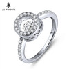 JOWISDOM Hot Sale Rings with Dancing Natural Topaz Stone Rings for Women Topaz Jewelry 925 Sterling Silver Wholesale Price