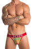 Jor Printed Orange Jockstrap
