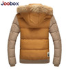 JOOBOX Brand 2017 Men's Winter Hooded Fur Collar Parkas Men Thin Overcoats Male Fashion Slim Warm Jackets Padded Brand Clothing