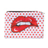 Jom Tokoy Red lip 3D Printing women cosmetic bags neceser makeup bag bolsos mujer de marca famosa 2017 necessaire toiletry bag