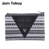 Jom Tokoy 3D Printing HakunaMatata Simple Cosmetic Bags Polyester Black and white geometry for Women Travelling