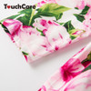 New Baby Girl Floral Dresses Kids Long Sleeve Rose Flower Printed Princess Wedding Party Dress Children Pleated Clothes Costume