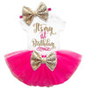New Baby Girl Clothing Summer Sequin Bow Tutu Newborn Dress (Tops+Headband+Dress) 3pcs Clothes Bebe First Birthday Elsa Costumes