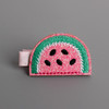 New Baby Cute Cartoon Fruit Hair Clips Girls Hair Accessories Kids Headwear Hairpins Exquisite Embroidery Children's Headdress