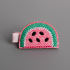 New Baby Cute Cartoon Fruit Hair Clips Girls Hair Accessories Kids Headwear Hairpins Exquisite Embroidery Children's Headdress