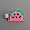 New Baby Cute Cartoon Fruit Hair Clips Girls Hair Accessories Kids Headwear Hairpins Exquisite Embroidery Children's Headdress