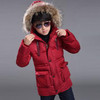 New baby Boys Winter Coat 6 to 13 Years Hooded Children Patchwork Down Baby Boy Winter Jacket Boys Kids Warm Outerwear Parks