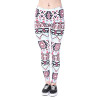 New Aztec Print Gothic Stretchy Leggings Women Adventure Time Workout Jeggings Female Fitness Leggings Casual Floral Tayt Pants