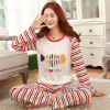 New Autumn/ Winter Pyjamas Women Pajama Sets Cartoon nightgown for women female girl O-Neck Long Sleeve Sleepwear free shipping