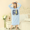 New Autumn Women Cotton Nightgowns Home Dress Cartoon Sleepwear Nightdress Sleepshirts for girls women Plus Size 2XL