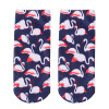 New 3D Print Casual Polyester Socks Flamingo Women Durable Socks Cute Low Cut Ankle Sock Cartoons Casual Type Teenager Socks