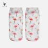New 3D Print Casual Polyester Socks Flamingo Women Durable Socks Cute Low Cut Ankle Sock Cartoons Casual Type Teenager Socks