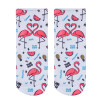New 3D Print Casual Polyester Socks Flamingo Women Durable Socks Cute Low Cut Ankle Sock Cartoons Casual Type Teenager Socks