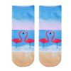 New 3D Print Casual Polyester Socks Flamingo Women Durable Socks Cute Low Cut Ankle Sock Cartoons Casual Type Teenager Socks