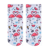 New 3D Print Casual Polyester Socks Flamingo Women Durable Socks Cute Low Cut Ankle Sock Cartoons Casual Type Teenager Socks