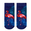 New 3D Print Casual Polyester Socks Flamingo Women Durable Socks Cute Low Cut Ankle Sock Cartoons Casual Type Teenager Socks