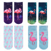 New 3D Print Casual Polyester Socks Flamingo Women Durable Socks Cute Low Cut Ankle Sock Cartoons Casual Type Teenager Socks