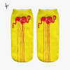 New 3D Print Casual Polyester Socks Flamingo Women Durable Socks Cute Low Cut Ankle Sock Cartoons Casual Type Teenager Socks
