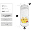 New 3D Emoji Socks Women Fashion Single Side Printing Men Cotton Socks Unisex Socks Pattern Meias Feminina Funny Low Ankle Socks