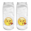 New 3D Emoji Socks Women Fashion Single Side Printing Men Cotton Socks Unisex Socks Pattern Meias Feminina Funny Low Ankle Socks