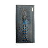 New 3D Crocodile Grain Women Long Wallets Genuine Leather Embossed Design Draw-out Type Female Wallet Clutch Purses Carteira