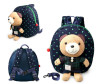 New 3D Cartoon Bear Bag Baby Toddler Anti lost Leash Harness Strap Walker Kids Lunch Box child Kindergarten Schoolbag Backpack