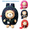 New 3D Cartoon Bear Bag Baby Toddler Anti lost Leash Harness Strap Walker Kids Lunch Box child Kindergarten Schoolbag Backpack