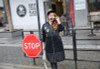 New 300 pounds of large size women wear winter Korean style long thin baseball uniform jacket 269