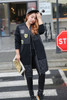 New 300 pounds of large size women wear winter Korean style long thin baseball uniform jacket 269
