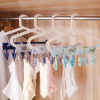 New 3 Styles Multifunction Socks Drying Racks Bathroom Rack Traveling Clothespin Travel Folding Cloth Hanger Clips #236425