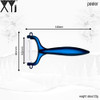 New 3'' Paring 5'' Slicing Ceramic Kitchen Knives Set White Blade Blue Handle Ceramic Knives + Peeler XYJ Brand Cooking Tool