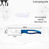 New 3'' Paring 5'' Slicing Ceramic Kitchen Knives Set White Blade Blue Handle Ceramic Knives + Peeler XYJ Brand Cooking Tool