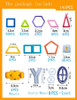 New 3 Styles Mini Magnetic Designer Plastic Enlighten Assembly Building Blocks Toys Kids Educational DIY Plastic Technic Bricks