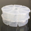 New 2Pcs Nail Art Rhinestones Beads Display Box Storage Case 8Compartments Joyas caja de almacenamiento Box Drug Storage Box Hot