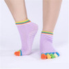 CUHAKCI Women Socks Colorful Cotton Socks Non Slip Unisex Printed Letter Massage Toe Dance Sportswear Colorful Adult Socks