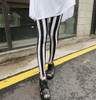CUHAKCI 2017 Fashion Design Leggins Women Grid Leggings Floral Patterned Letter Print Leggins Female Cross Skull Stripe Leggings