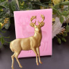 Christmas Deer Silicone Mold Fondant Chocolate Cake Mold For Decorating Baking Mold formas de silicone Kitchen Accessories Mould