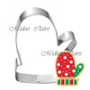 Christmas Cookie Cutter Stainless Steel Cut Candy Biscuit Mold Cooking Tools Christmas Theme Metal Cutters Mould Snowflake Snowm