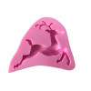 Christmas Deer 3D Silicone Molds Fondant Cake Decorations Kitchen Baking Tools Cake Soap Gumpaste Chocolate Candy Clay Moulds