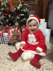 Christmas baby girls dress with free hat baby christmas new year costume fashion baby clothes newborn dresses for baby girls