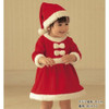 Christmas baby girls dress with free hat baby christmas new year costume fashion baby clothes newborn dresses for baby girls