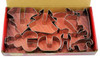 Christmas 3D Stainless Steel Cookie Cutter Xmas tree Metal Cookies Biscuit Mold Fondant Cake Decorating Tools baking tool C0105