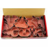 Christmas 3D Stainless Steel Cookie Cutter Xmas tree Metal Cookies Biscuit Mold Fondant Cake Decorating Tools baking tool C0105