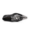 Christia Bella New Black Men Handmade Loafers with Dragon Embroidery USA Style Fashion Party and Banquet Men's Flat Plus Size 47