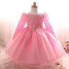 Christening Elegant Princess Wedding Dress for Girls Clothes Girl Dresses Winter Children Clothing Pageant Kids Girl Paty Dress