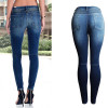 ChoosyVirgo Ladies Hole Skinny Trousers Jeans Motorcycle Biker Elastic Middle Waisted Patchwork Women Jeans