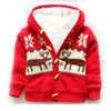 Baby snow wear coat Thick Climbing Clothes Newborn Boys Girls Warm sweater Jacket winter Christmas Deer Hooded Outwear