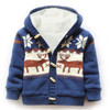 Baby snow wear coat Thick Climbing Clothes Newborn Boys Girls Warm sweater Jacket winter Christmas Deer Hooded Outwear