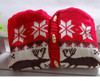 Baby snow wear coat Thick Climbing Clothes Newborn Boys Girls Warm sweater Jacket winter Christmas Deer Hooded Outwear