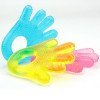 Baby Silicone Teether Water Filled Plam Shape Baby Teethers Food Safe Silicone Children Kids Teethers